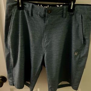 Hurley Men's Slate Blue Shorts, Size 34